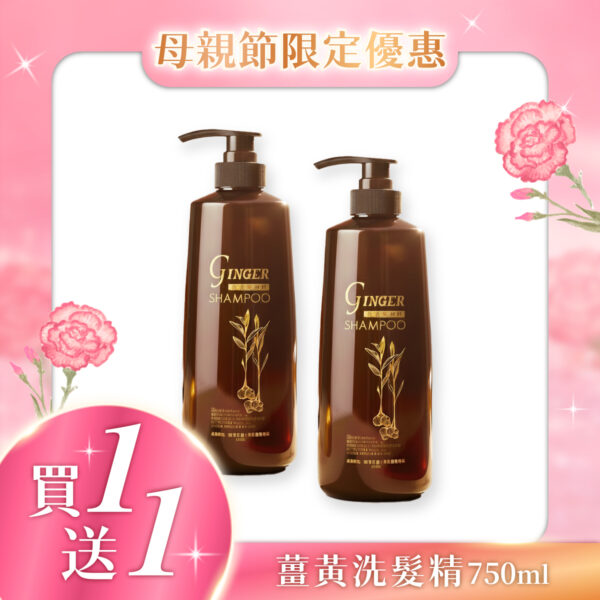 【限時－買1送1】ALYSSANA 薑黃健髮洗髮精750ml