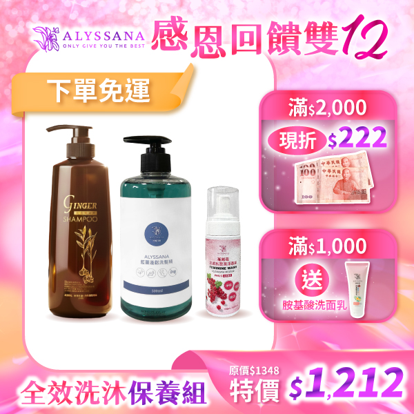 【雙12優惠組🎉】全效洗沐保養組(附禮袋)