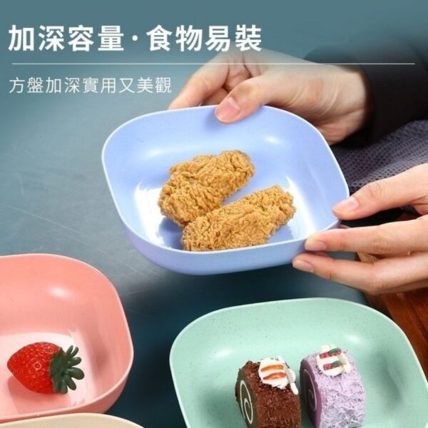 限量-馬卡龍多功能收納盤(無底座5入組)顏色隨機